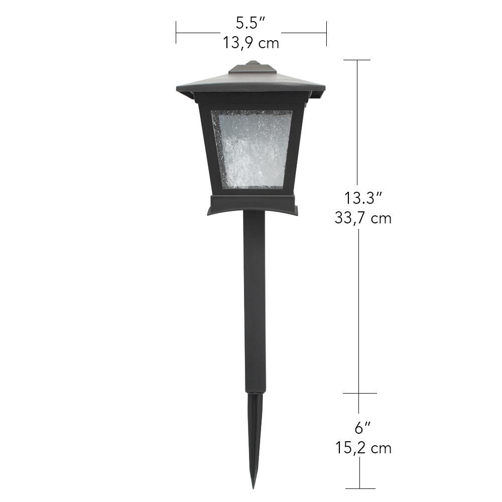 Hampton Bay Low Voltage Black Outdoor Integrated Led Landscape Path Light 6 Pack Kit Hd33678bk The Home Depot Hampton Bay Low Voltage Black Outdoor, Home Depot Low Voltage Outdoor Lighting Kits