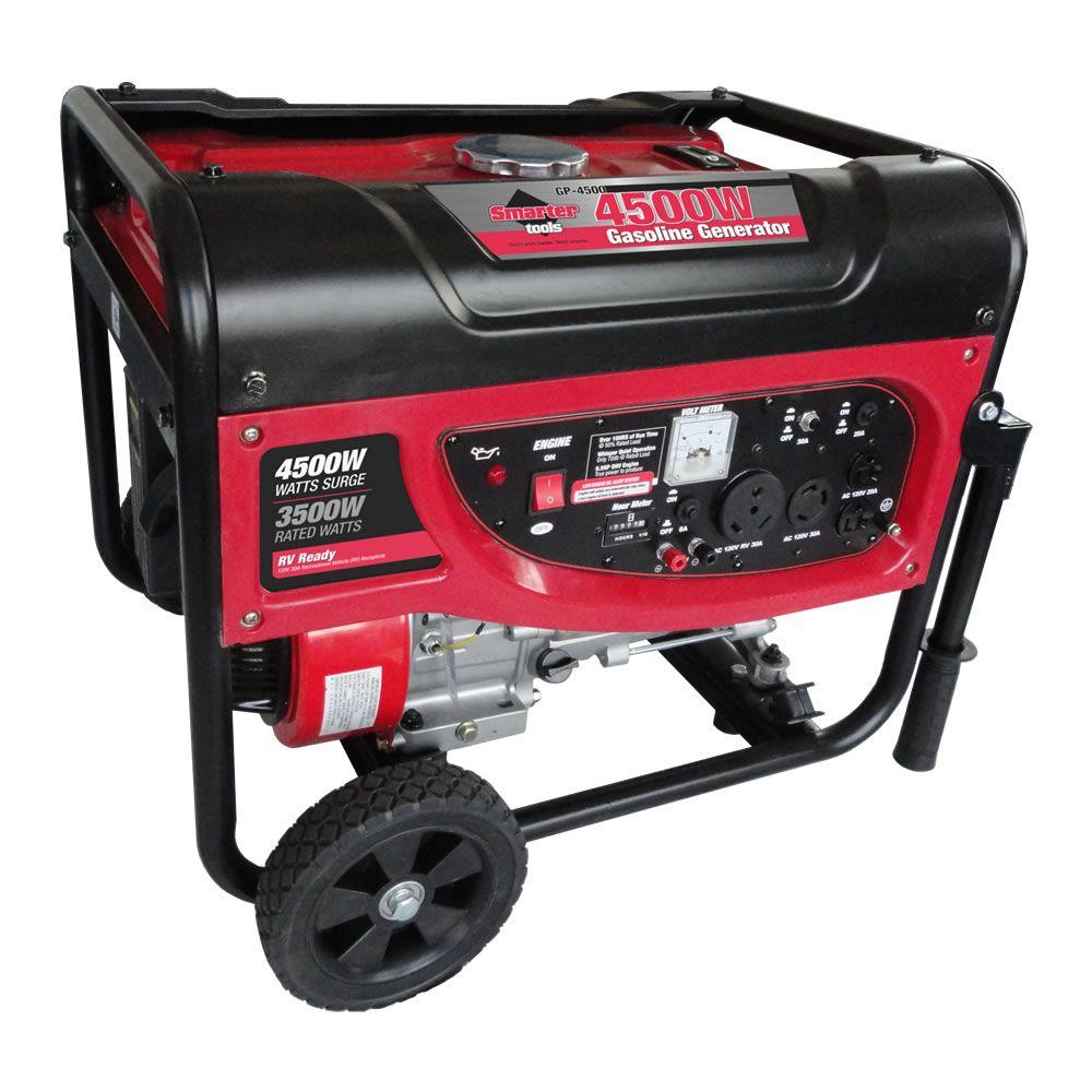 Smarter Tools 3500-Watt GP4500 120-Volt Gasoline Powered ...