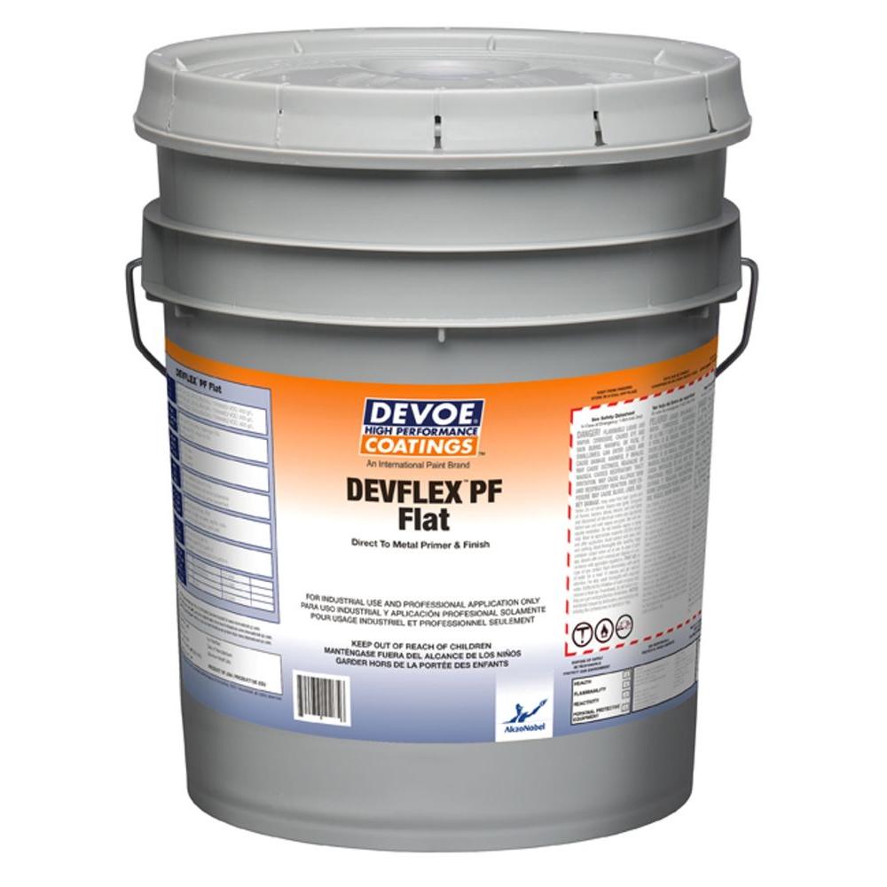 Devflex PF 5gal. Flat WaterBased White DirecttoMetal Primer and