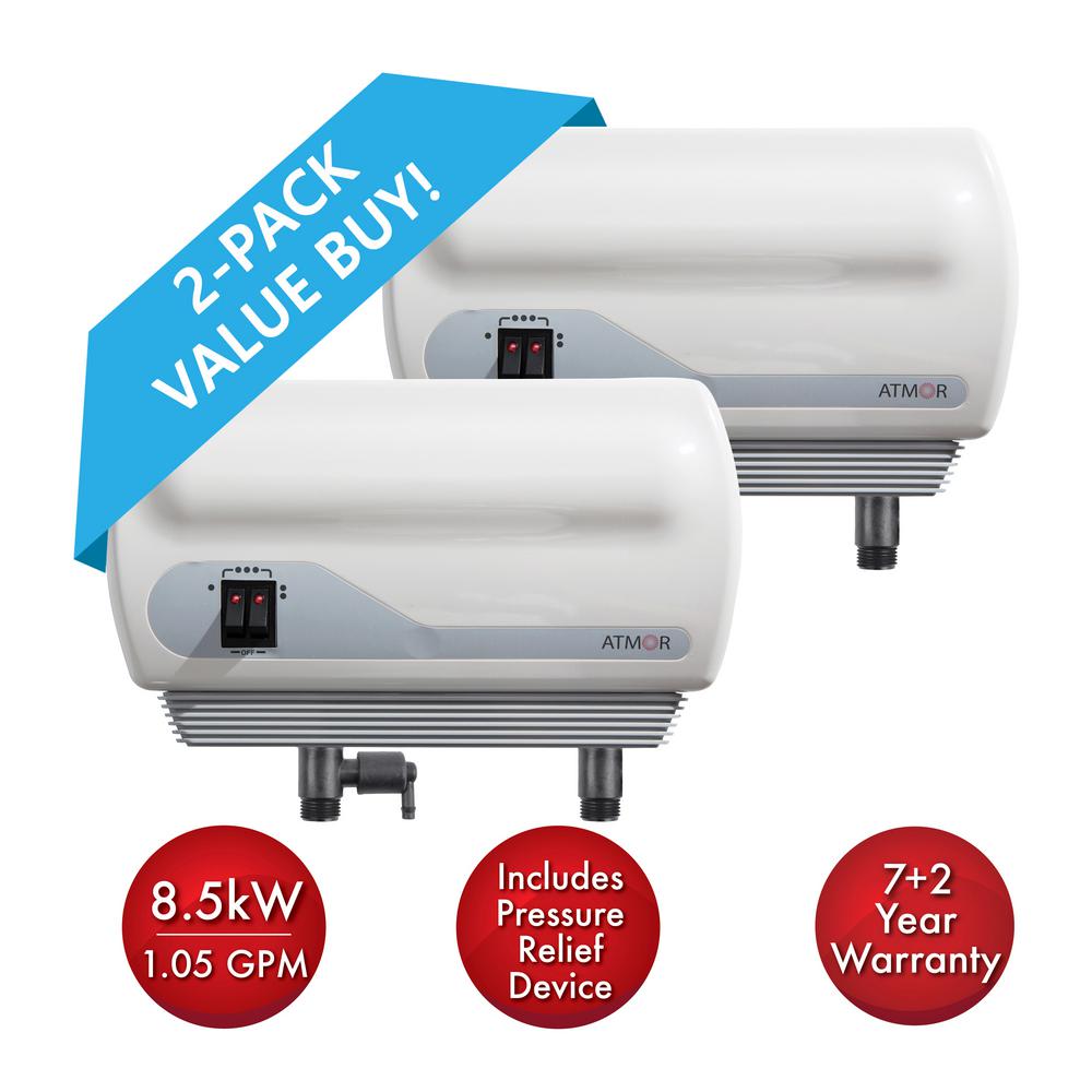 atmor - tankless electric water heaters - water heaters - the home depot
