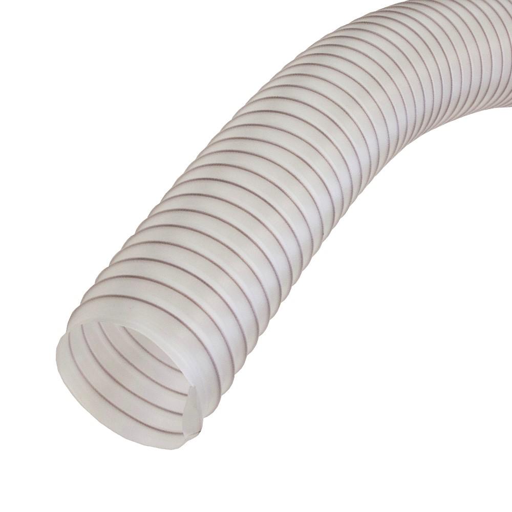 4 Inch ID Flex-Tube PU Urethane Dust And Material Handling Hose 25 Feet Long