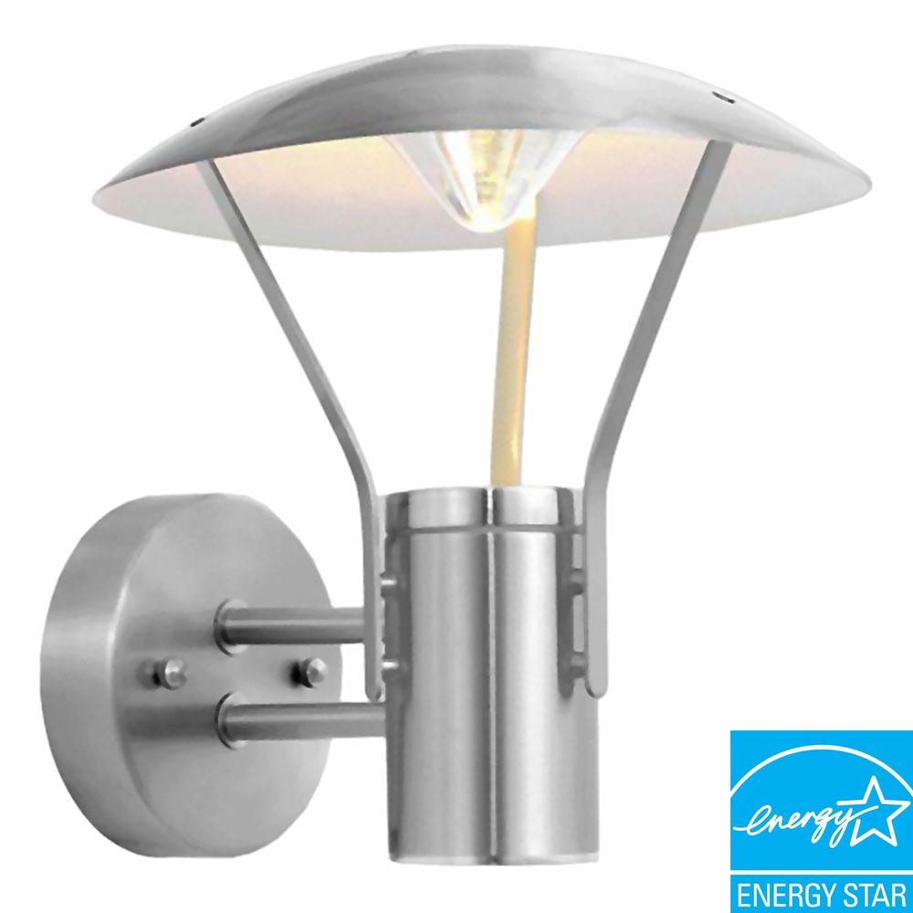 Halogen Outdoor Wall Mounted Lighting The Roofus Stainless Steel Outdoor Wall Mount Light Fixture