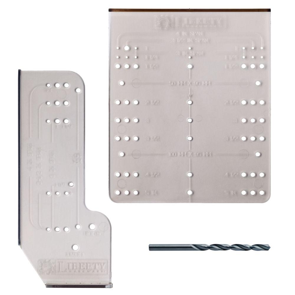 Liberty Align Right Cabinet Hardware Installation Template Set AN0191C 