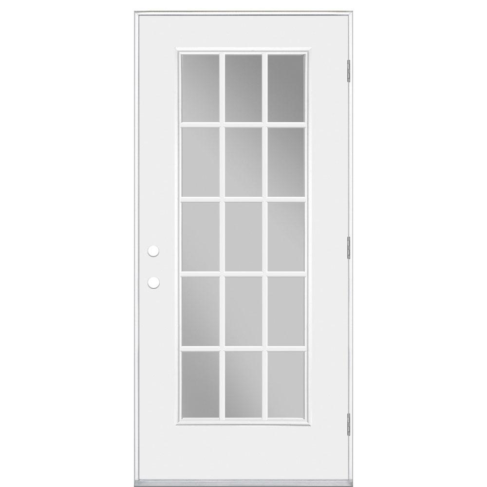 Masonite 36 In X 80 In Premium 15 Lite Primed Right Hand