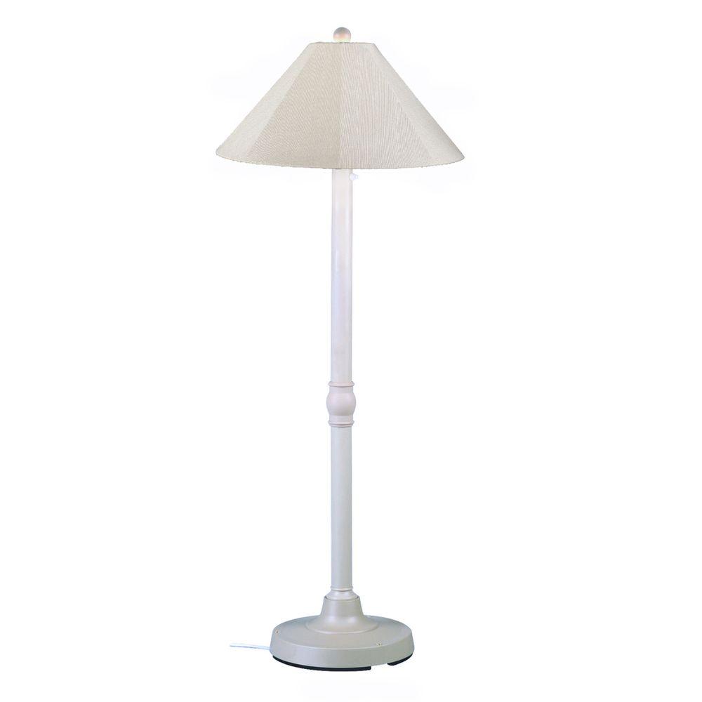 Waterproof Outdoor Floor Lamps The Home Depot Outdoor White Floor Lamp