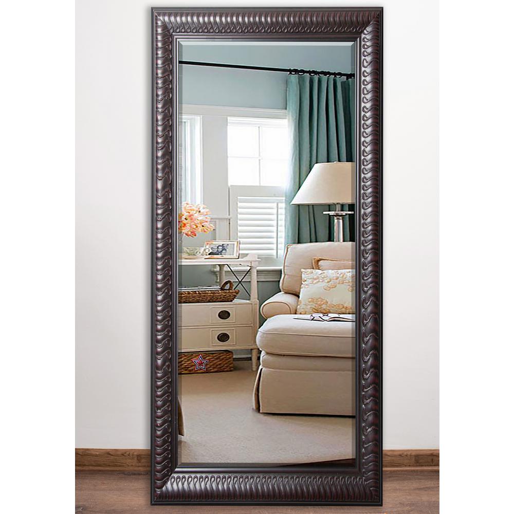 30.5 in. x 71 in. Royal Curve Beveled Oversized Full Body Mirror H046BXT The Home Depot