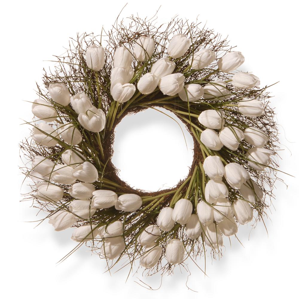 Decorative Wreaths Artificial Plants Flowers The Home Depot