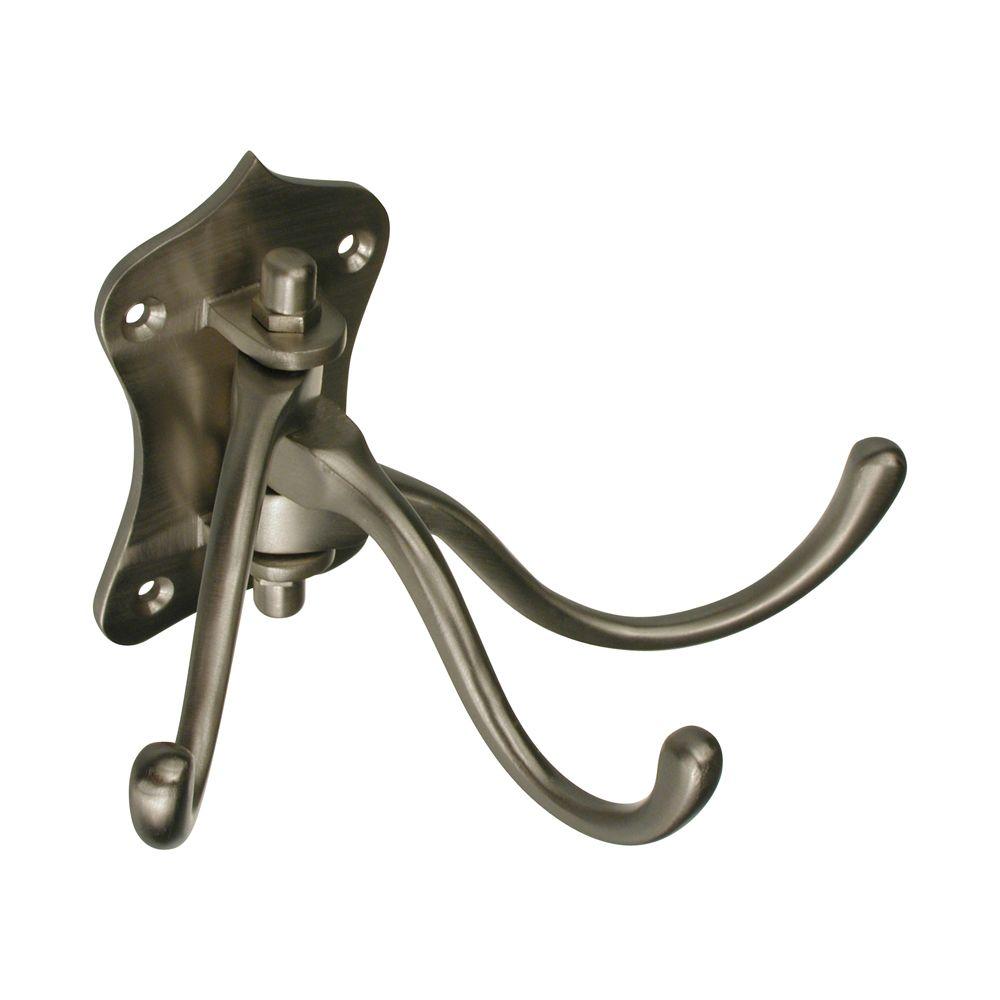 Richelieu Hardware 4-1/4 in. Matte Nick Triple Hook-T5612184 - The Home ...