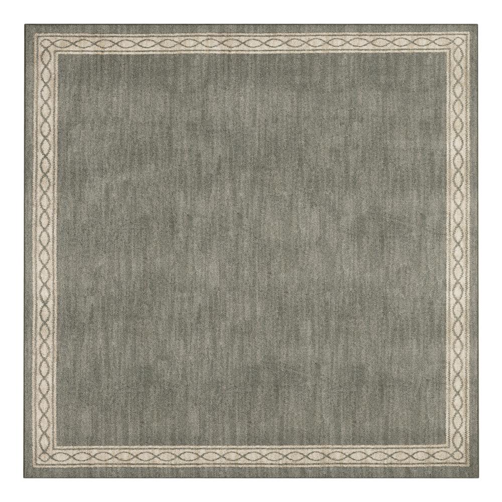 Petproof Sparrow Caster Gray Bone White 8 Ft X Square Area Rug