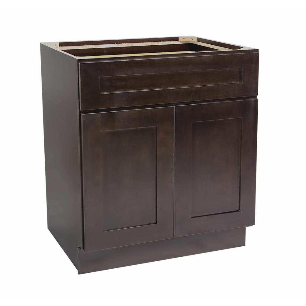 Ready To Emble Kitchen Cabinets The Home Depot Ready To Emble 30x24x34 1 2 In Brookings Shaker Style Door