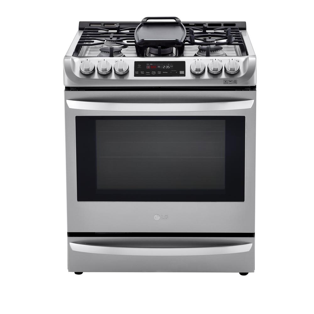 Lg Electronics 6 3 Cu Ft Slide In Smart Dual Fuel Electric Range