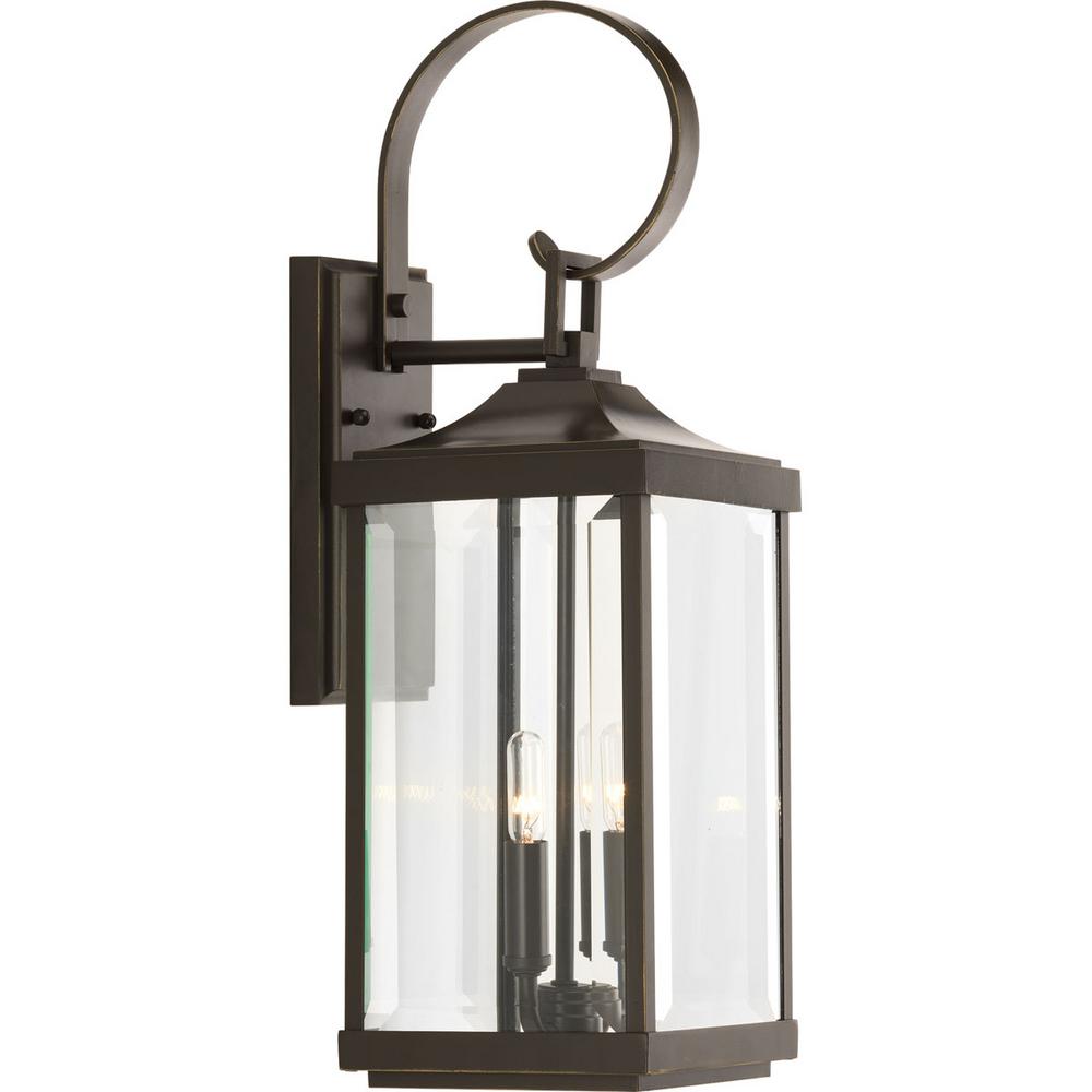 Progress Lighting Gibbes Street Collection 2 Light Antique Bronze Progress Lighting Gibbes Street Collection 2 Light Antique Bronze 21 75 In Outdoor Wall Lantern