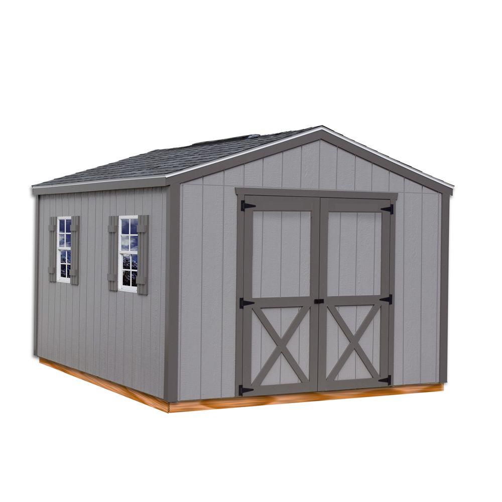 best barns elm 10 ft. x 12 ft. wood storage shed kit with