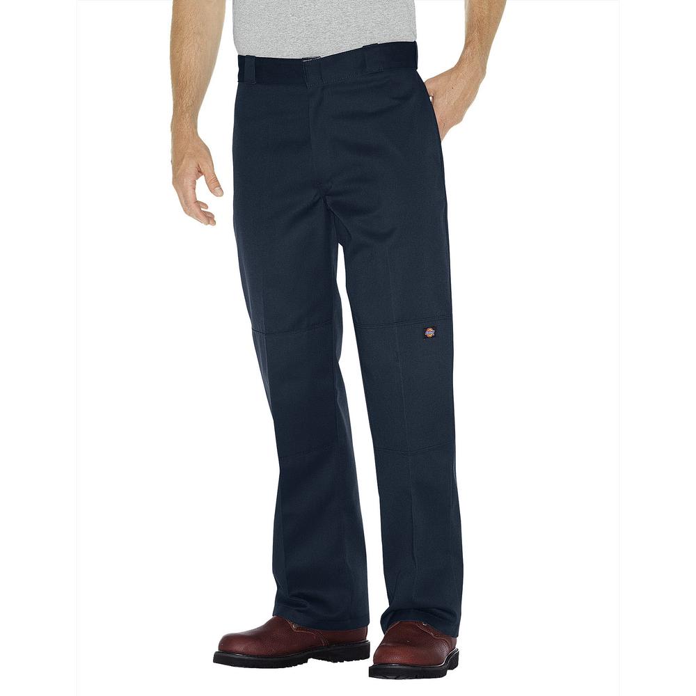 dickies men's loose fit double knee pants