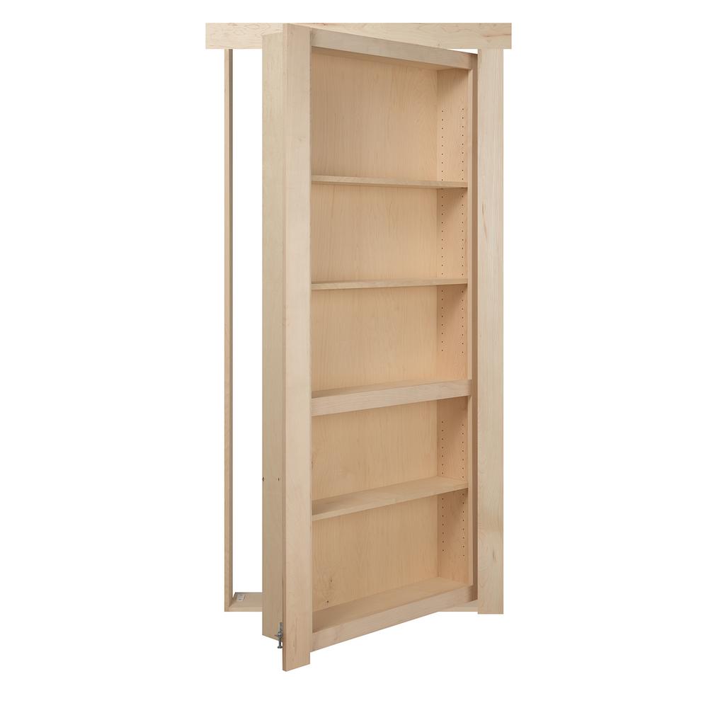 The Murphy Door 28 In X 80 In Flush Mount Assembled Maple