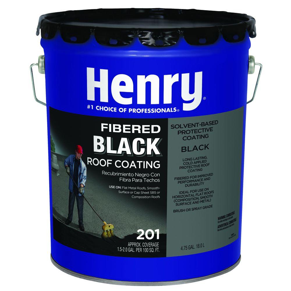 Henry 0.90 Gal. 587 100% Acrylic Dura-Brite White Elastomeric Roof ...