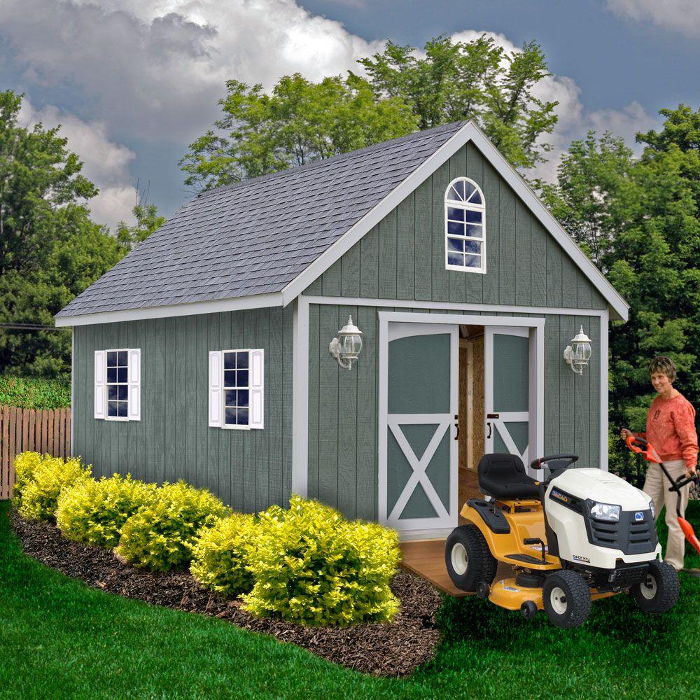 Best Barns Belmont 12 Ft X 20 Ft Wood Storage Shed Kit