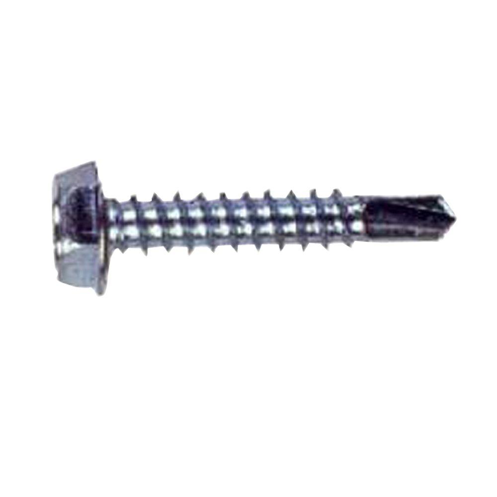 12 1 in. External Hex Flange HexHead Drywall Screws (5 lb.Pack