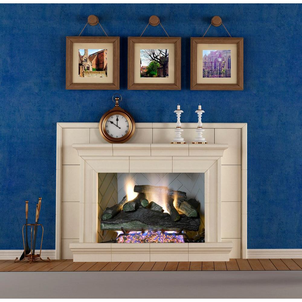 Emberglow Lanier Oak 18 In Vented Natural Gas Fireplace Logs