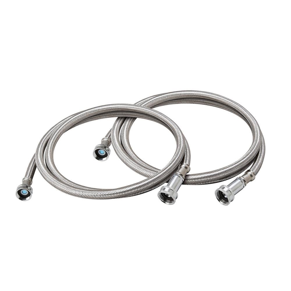 Fluidmaster Universal 3/4 in. x 6 ft. Stainless Steel High Efficiency