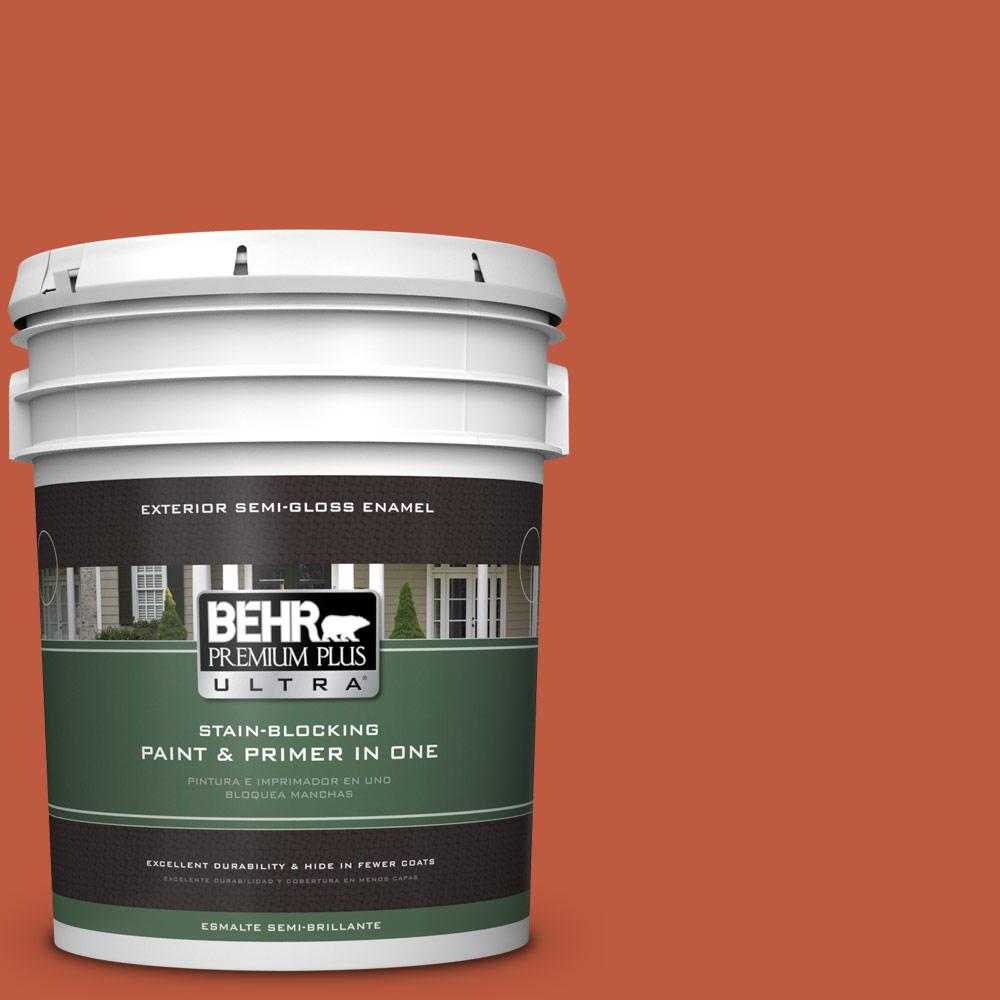 BEHR Premium Plus Ultra 5gal. M4407 Rainforest SemiGloss Enamel