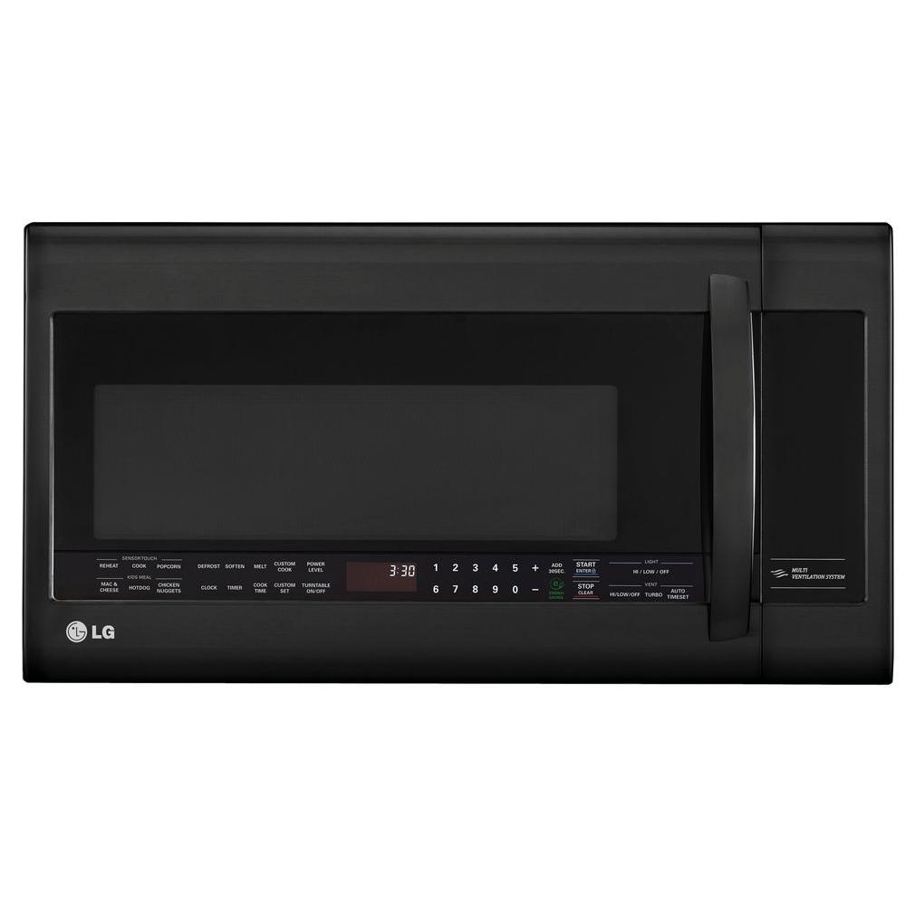 Lg Electronics 2 0 Cu Ft Over The Range Microwave Oven In Smooth 6 Lg Electronics 2 0 Cu Ft Over The Range Microwave Oven In Smooth Black With