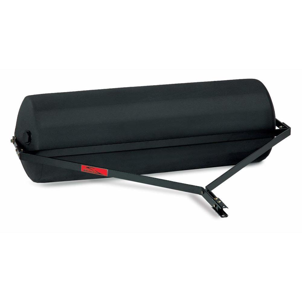 16/"x 19.5/" Heavy Duty Poly Push Tow Lawn Roller Poly Roller Black Sturdy Durable