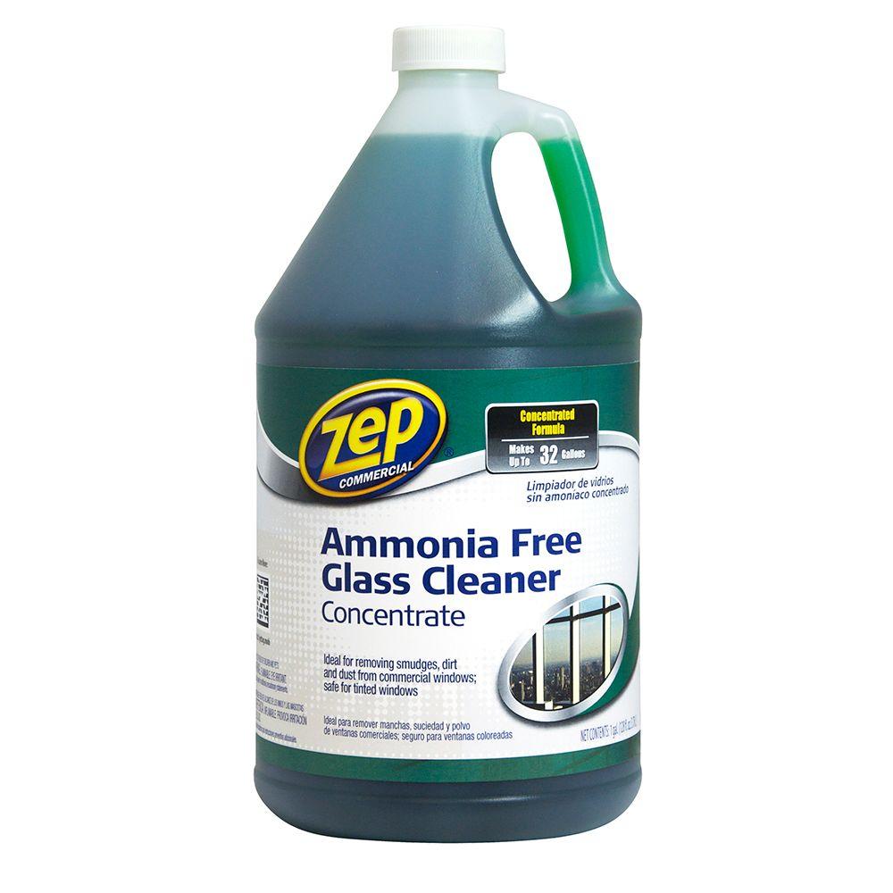 zep 128 oz ammonia free glass cleaner concentrate zu1052128 the home depot zep 128 oz ammonia free glass cleaner concentrate zu1052128 the home depot