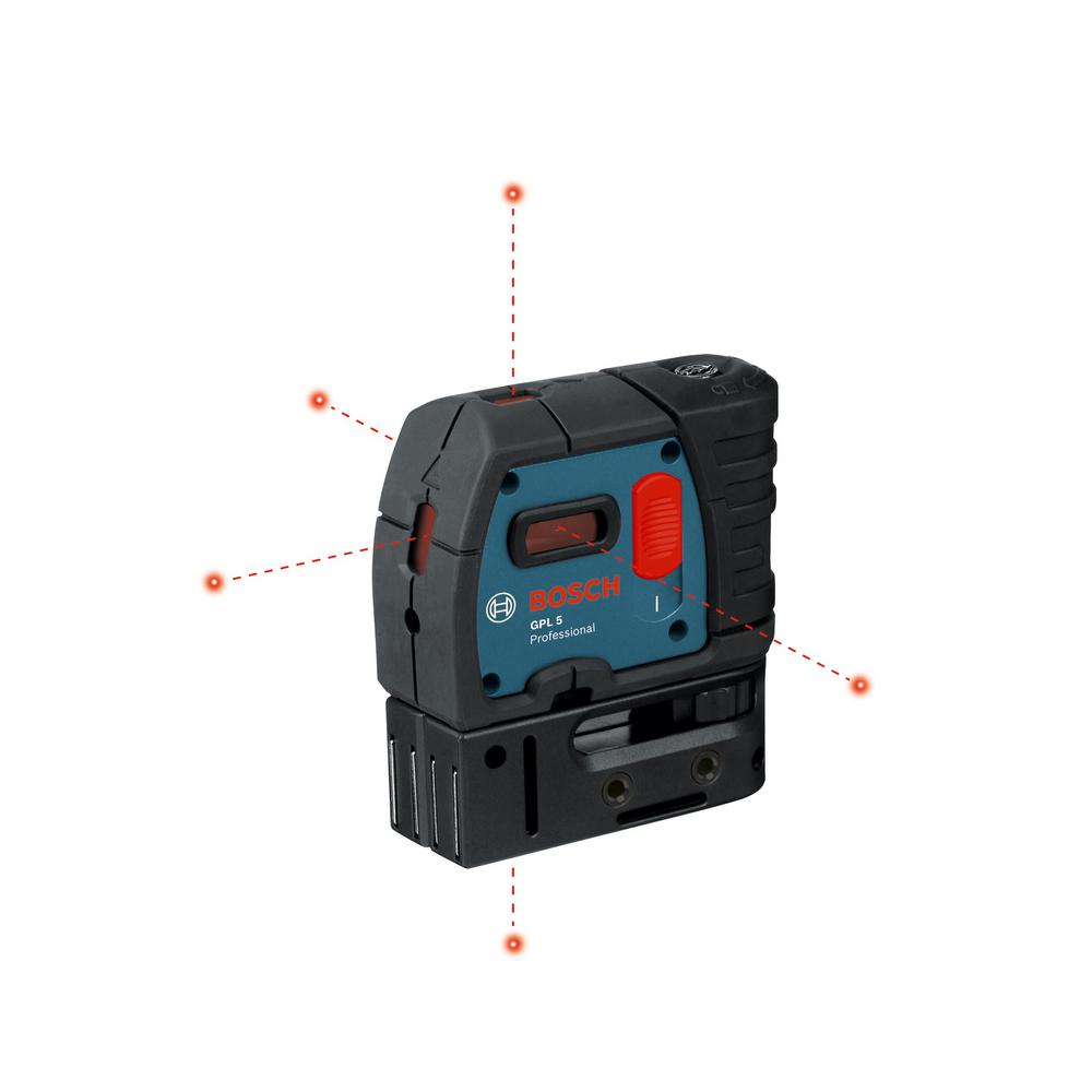 Bosch 65 Ft Self Leveling Cross Line Laser Level With Plumb