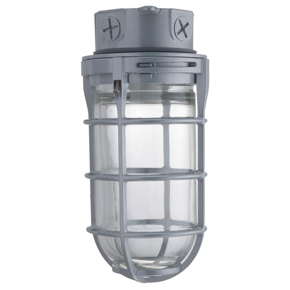 Lithonia Lighting Outdoor Grey High Pressure Sodium Ceiling Mount Utility Vapor... by Lithonia Lighting