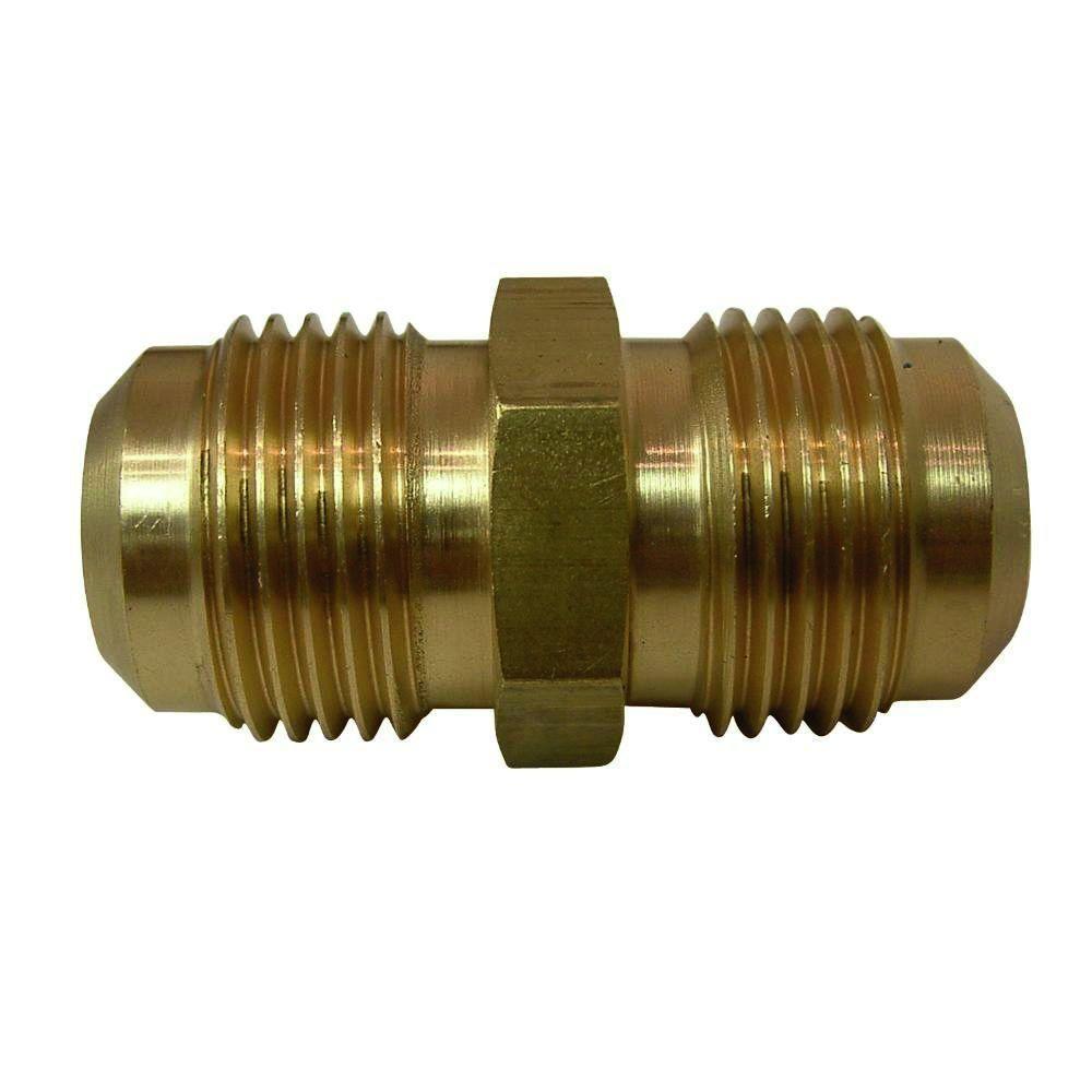 Everbilt 5/8 in. FL x 3/4 in. MIP LeadFree Brass Flare Union801369