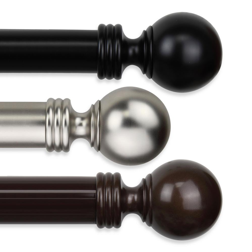 Rod Desyne Sphere 48 In 84 In Long 1 5 In Dia Single Curtain
