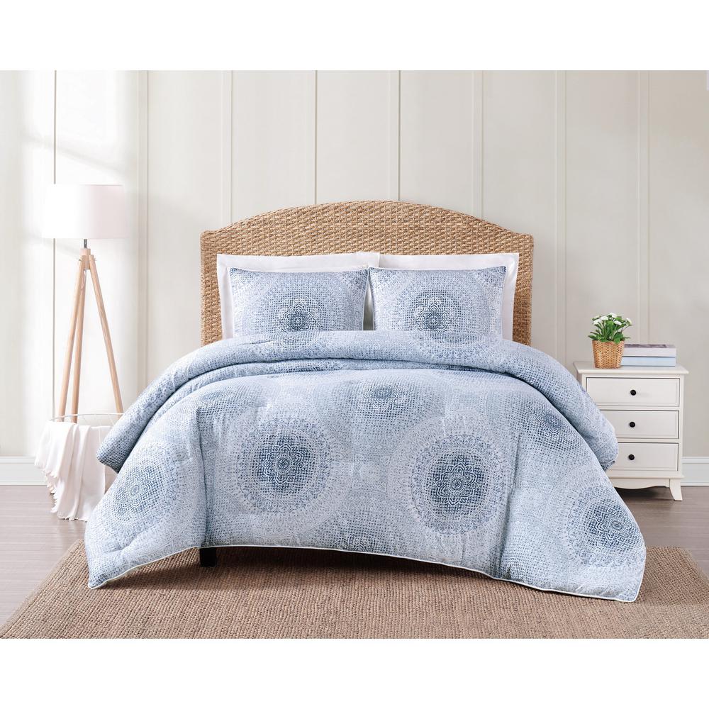 Oceanfront Resort Ocean Blues 3 Piece Full Queen Duvet Set