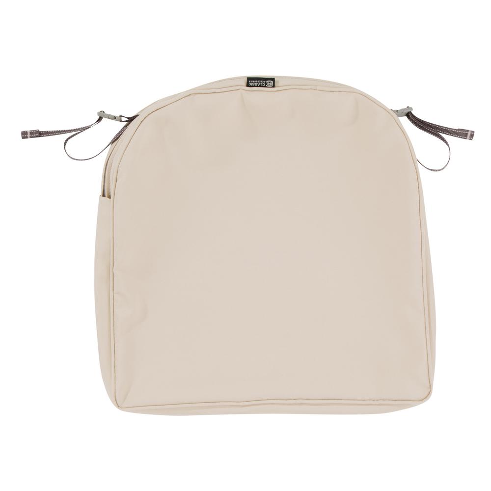 Classic Accessories Montlake Water Resistant 20 In X 2 Patio Seat Cushion Slip Cover Antique Beige 60 024 010301 Rt The Home Depot - Outdoor Seat Cushion Slipcovers Classic Accessories Montlake Water Resistant 20 In X 2 Patio Seat Cushion Slip Cover Antique Beige 60 024 010301 Rt The Home Depot - Outdoor Seat Cushion Slipcovers