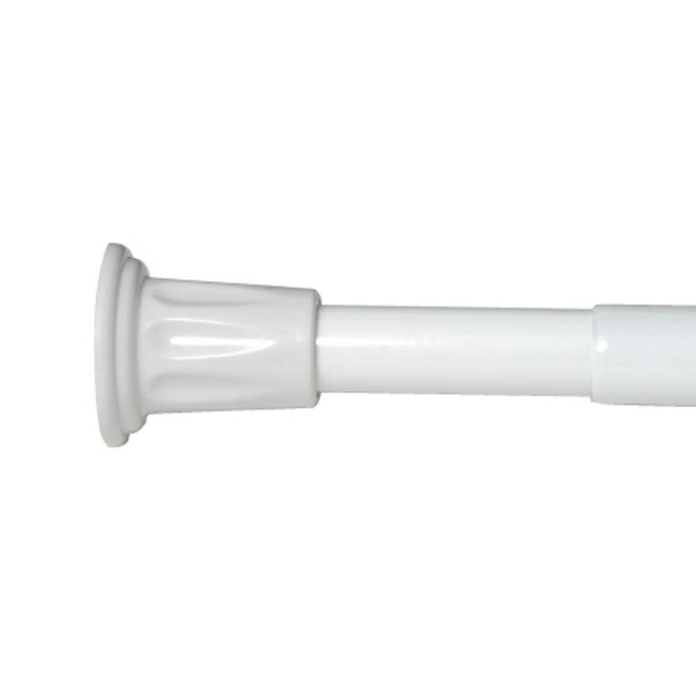 Croydex 102 3 8 In Telescopic Rod White Ad102022yw The Home Depot Telescopic Rod In White