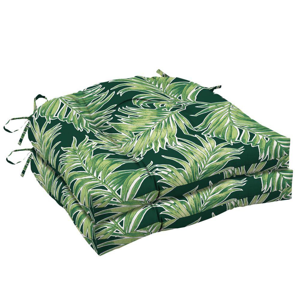 ARDEN SELECTIONS 20 in. x 18 in. Emerald Quintana Tropical Rectangle