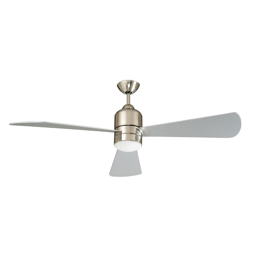 Stainless Steel Ceiling Fans Lighting The Home Depot Decca 60 In Indoor Stainless Steel Ceiling Fan Concord Fans