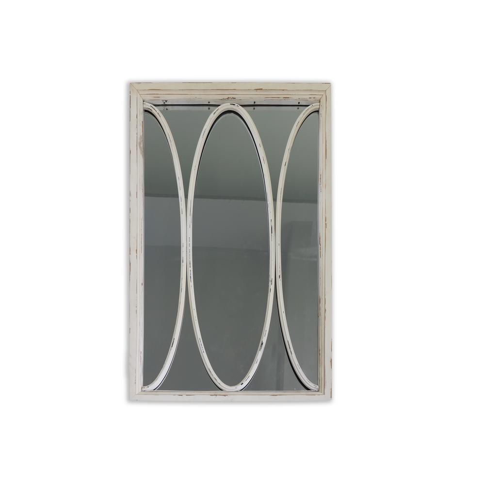 Opal 36in Distressed Wall Mirror U18879 The Home Depot Opal 36in Distressed Wall Mirror U18879