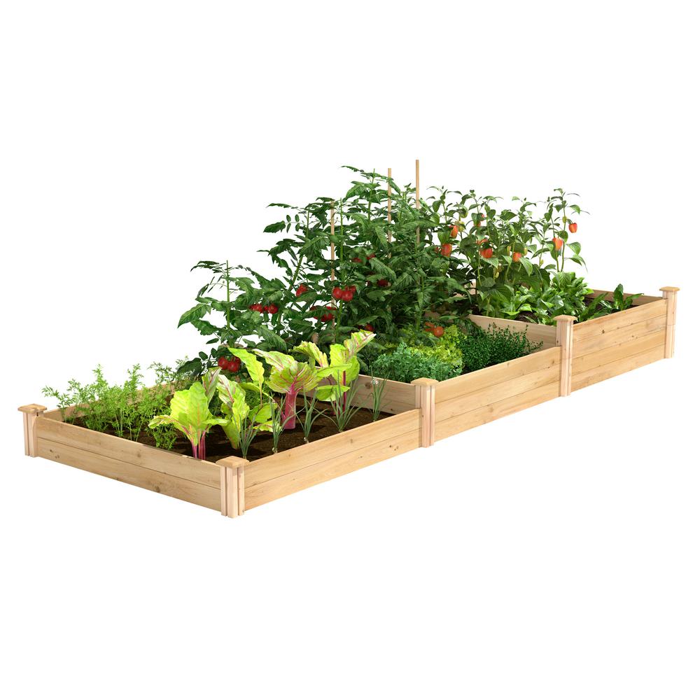 RTS Home Accents 18 in. Spikes Raised Garden Bed ...