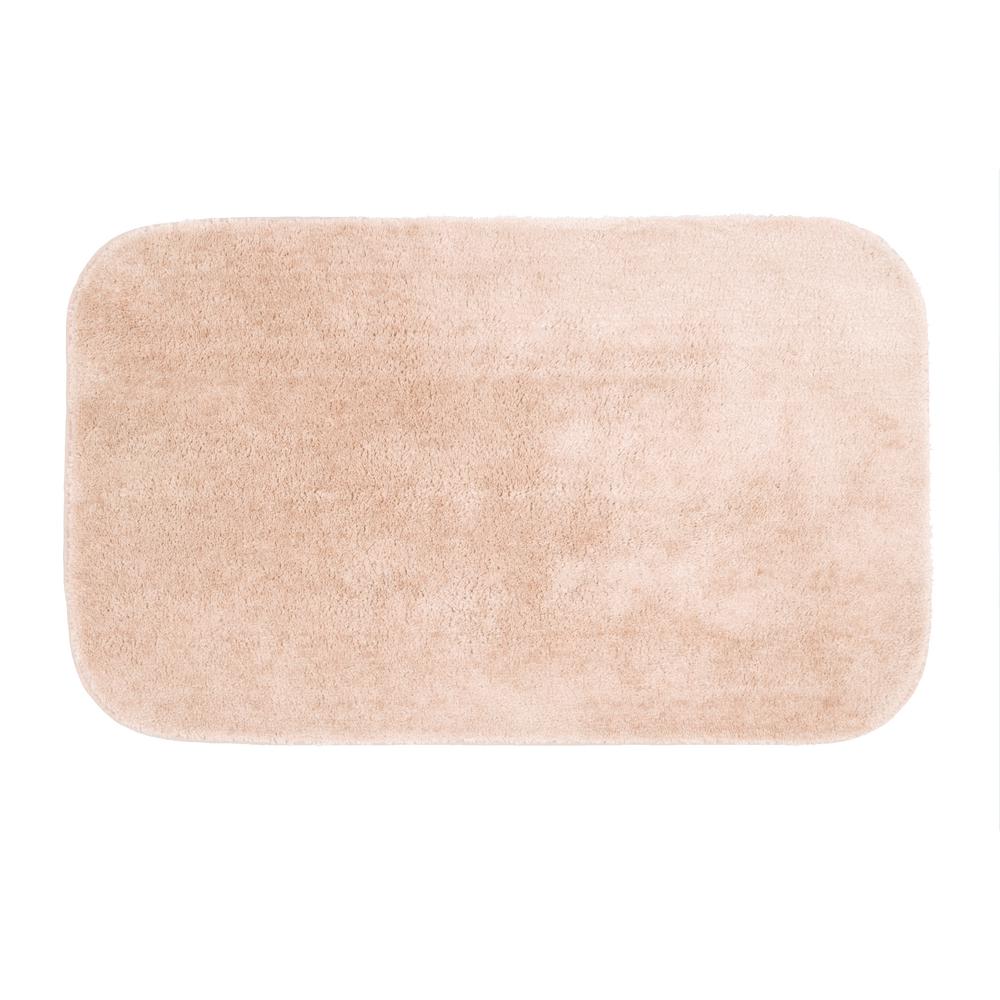 Garland Rug Traditional Blush 24 in. x 40 in. Plush Nylon Bath Mat ...