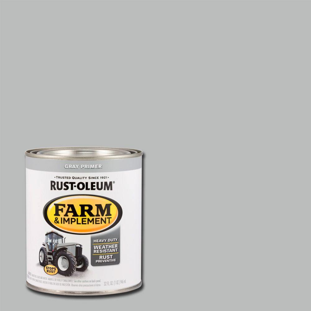 RustOleum 1 qt. Farm & Implement Gray Primer (2Pack)280106 The