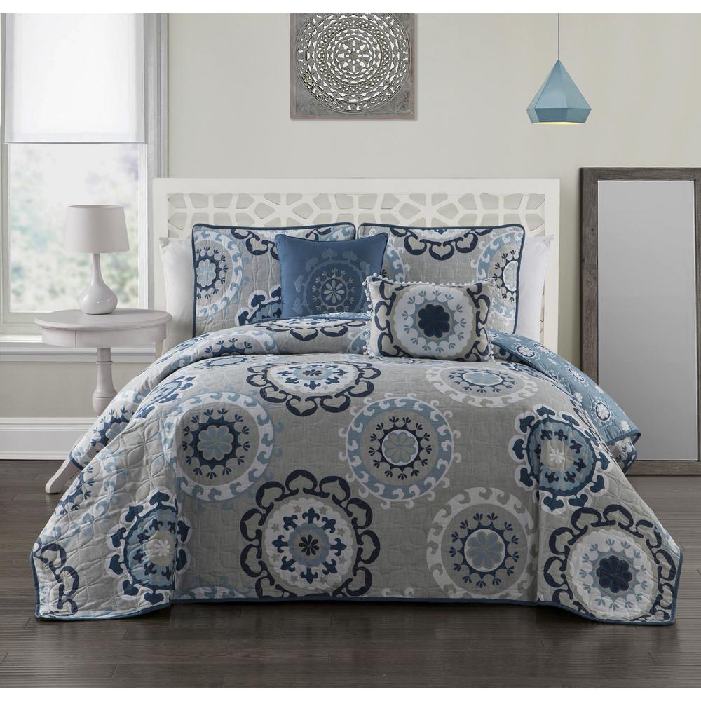 blue king quilt