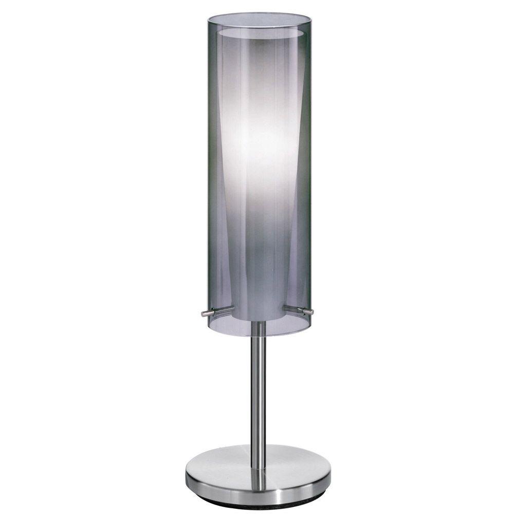 Eglo Pinto Nero 19 75 In Matte Nickel Table Lamp 90308a The Home Eglo Pinto Nero 19 75 In Matte Nickel Table Lamp