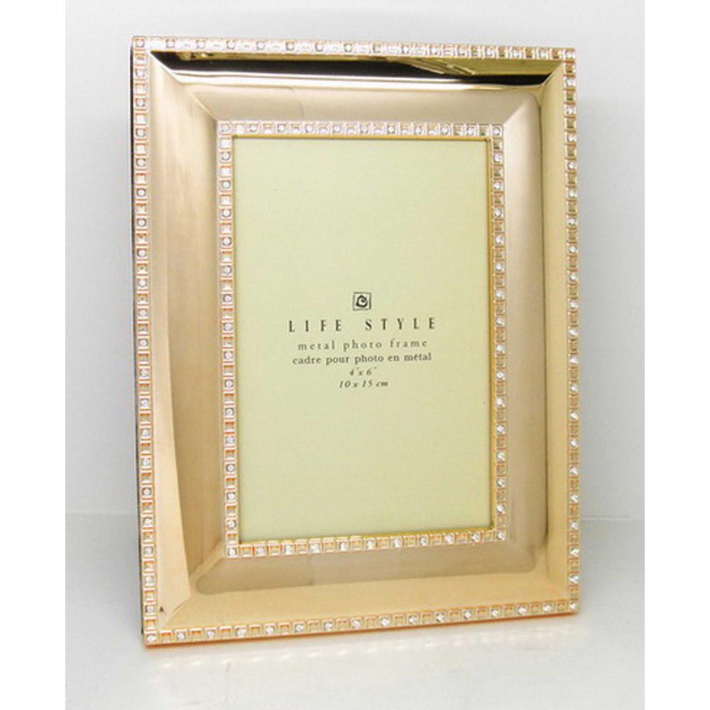 Elegance Picture Frame Gold Plated 4x6 In