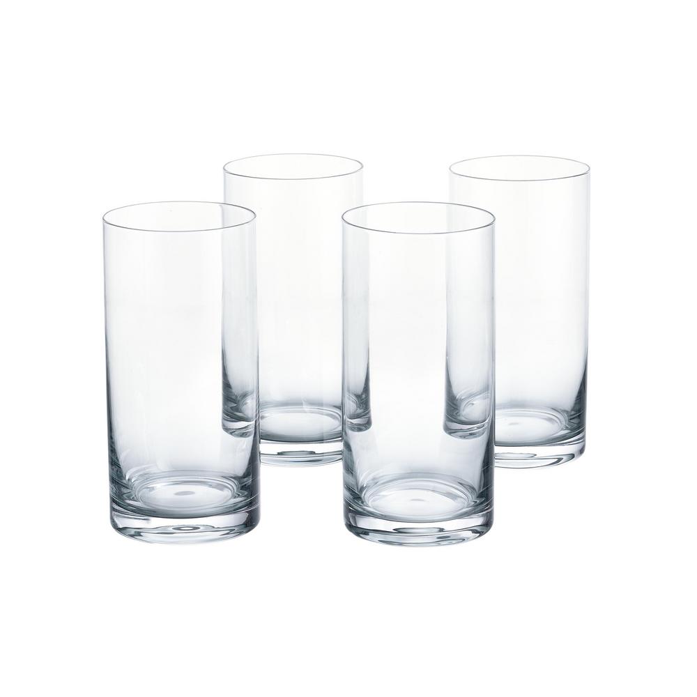 Melleo Highball Glasses Set of 6 Clear 10.5-ounce Bee Glasses Juice ...