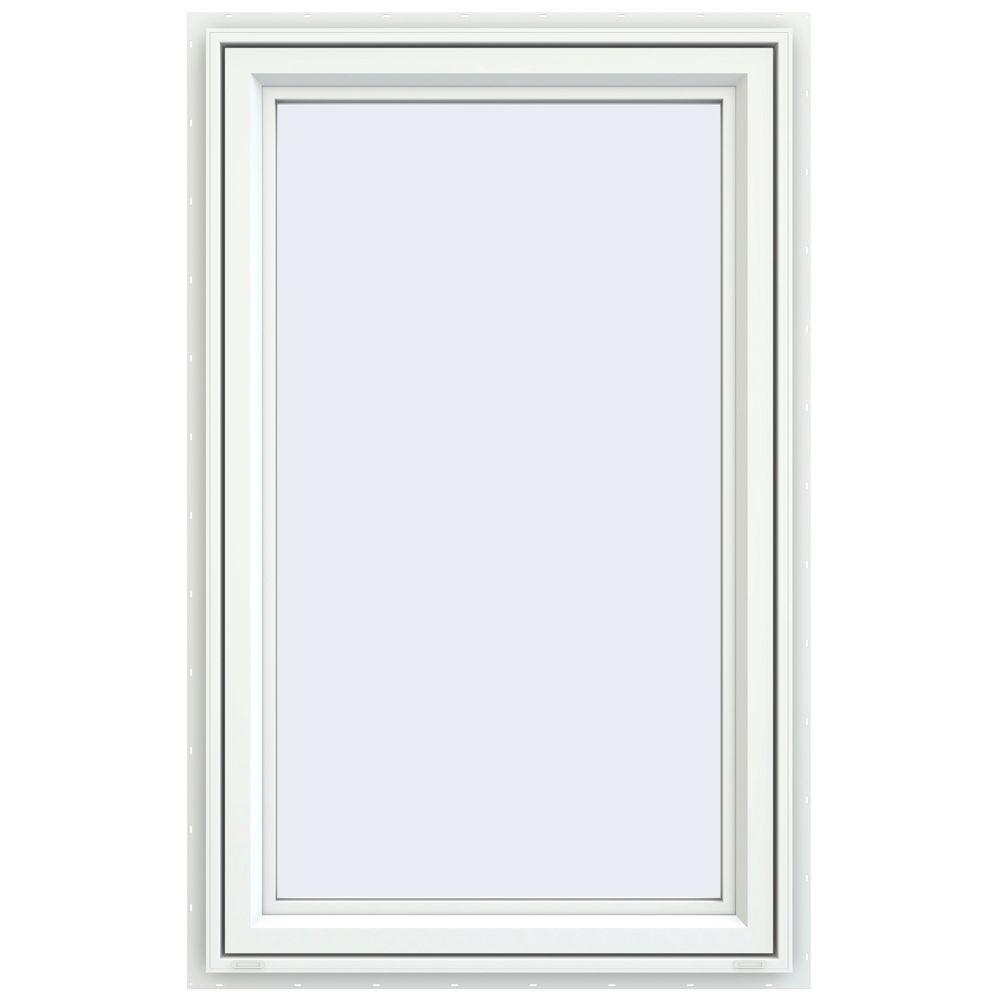 JELD-WEN 29.5 In. X 47.5 In. V-4500 Series Single Hung Vinyl Window ...