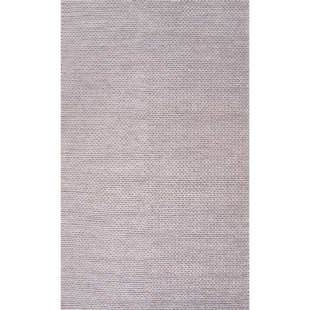 Nuloom Caryatid Solid Wool Light Gray 8 Ft X 10 Area Rug Nuloom Caryatid Solid Wool Light Gray 8 Ft X 10 Area Rug