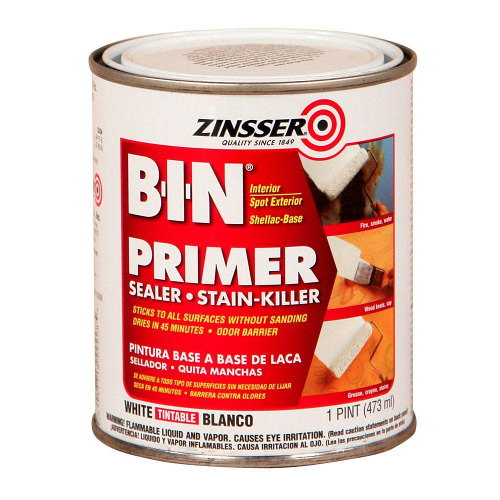 Zinsser 1pt. BIN ShellacBased White Interior and Spot Exterior