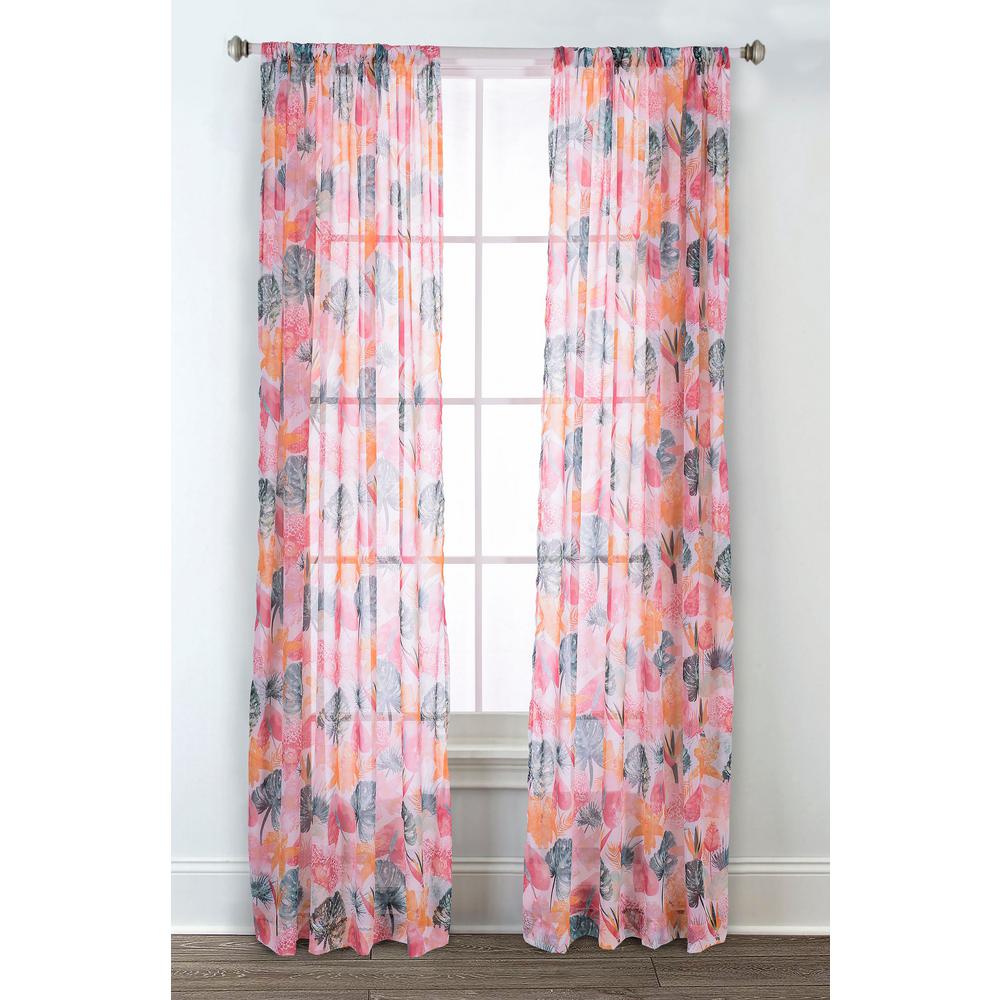 Orange Sheer Curtains D The Home Depot Orange Sheer Curtains