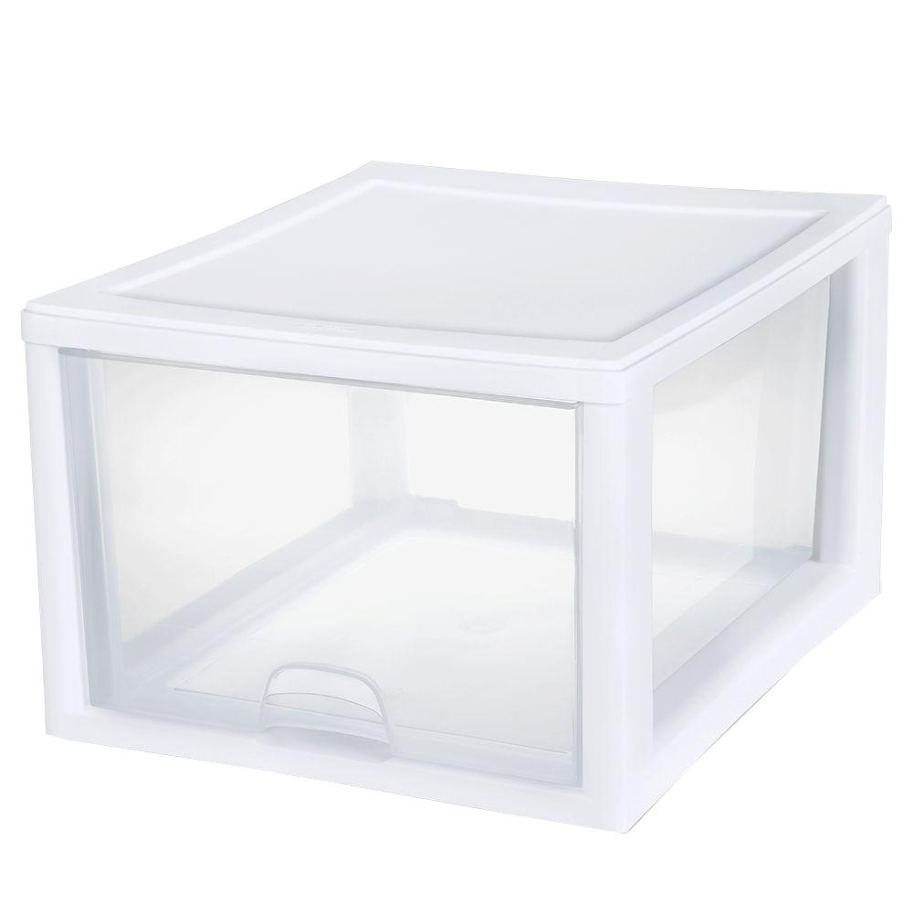 Drawer Storage Containers Organization The 27 Qt Stacking Drawer